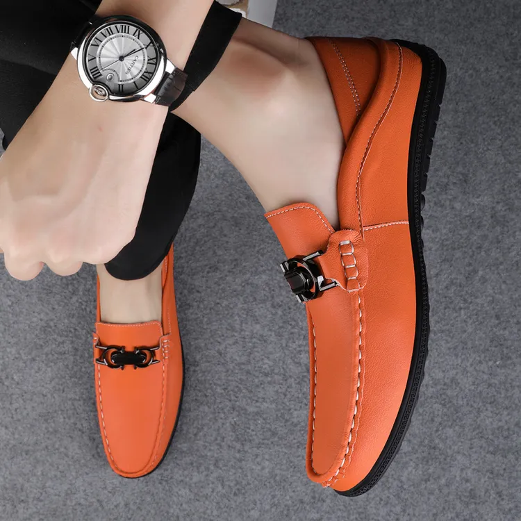 豆豆鞋男新款时尚透气百搭软底通勤休闲鞋法式优雅潮流韩版驾车鞋