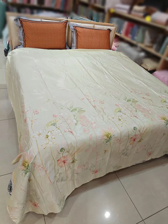 长绒棉床单2.4*2.5米，花卉，工厂尾单微瑕特价