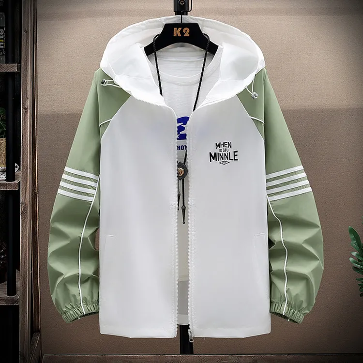 夏季超薄冰丝防晒衣男款2025新款轻薄款透气钓鱼防晒服青少年外套