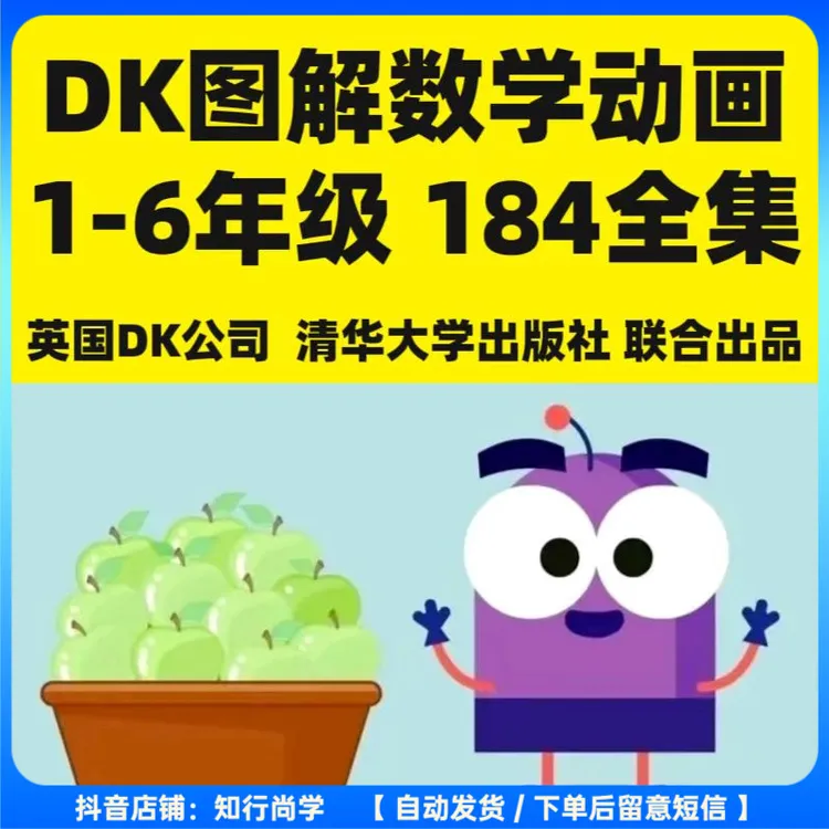 dk图解数学课程 DK儿童STEM创新思维培养 适合1-6年级学生