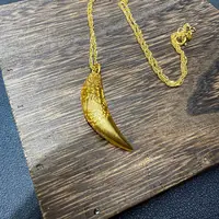 【送一年运费险+国检证书+15天无理由】18K狼牙吊坠 - 1079