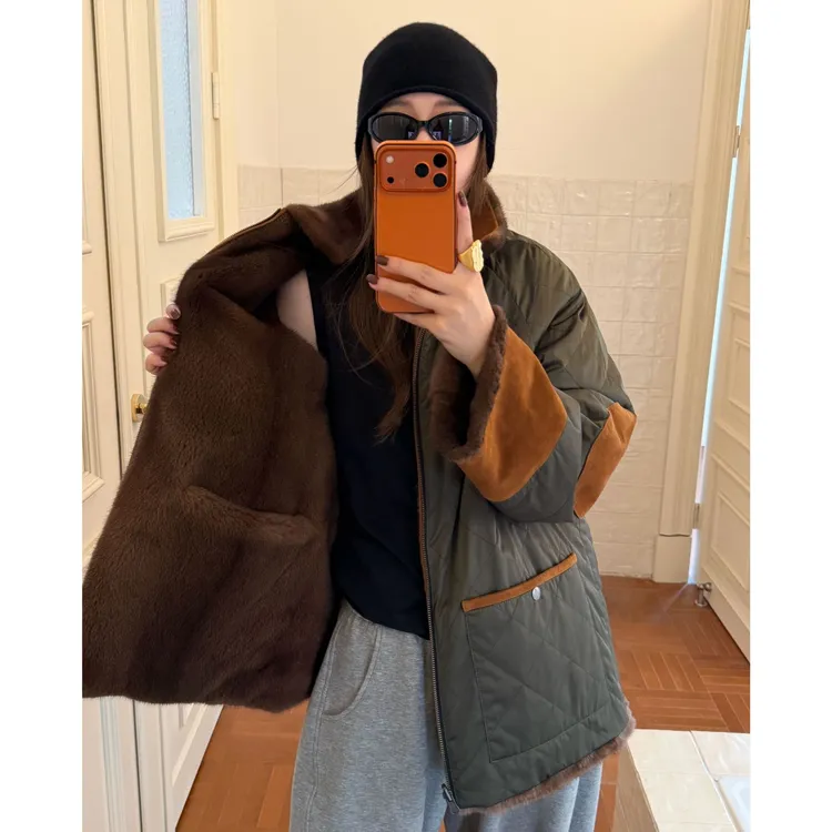 【CHU/2025FWNEW】《兹塔》芬兰进口日系双面水貂外套ML2503