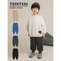 YOEHYAUL/幼悠冬壹波 蓬松云绒棉 复合一体绒保暖束脚卫裤 GD4494