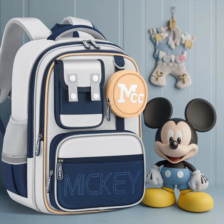 Disney/迪士尼书包男小学生一二年级三到六儿童减负护脊超轻男生