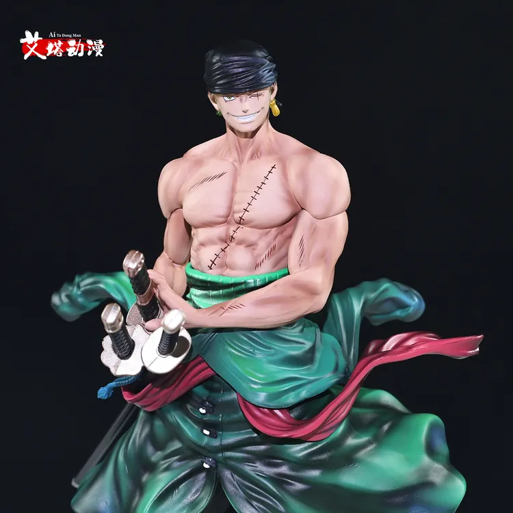 海贼王26cm金山拔刀索隆手办潮玩桌面摆件模型