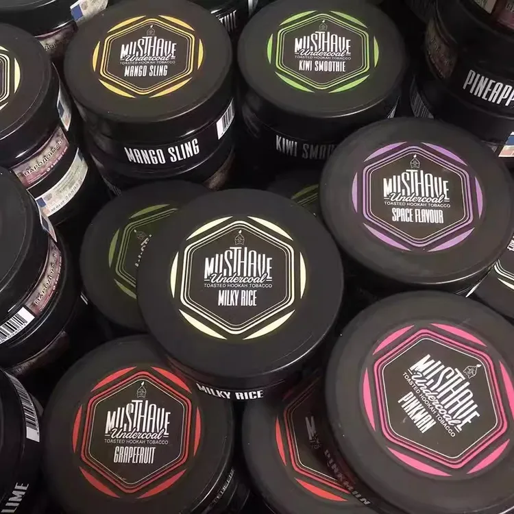 俄罗斯进口水烟果燃阿拉伯水烟烟膏Musthave高浓度强劲大烟雾125g