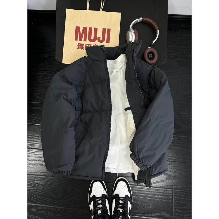  cleanfit短款立领棉服男款冬季潮牌加厚棉袄高级感美式复古棉衣