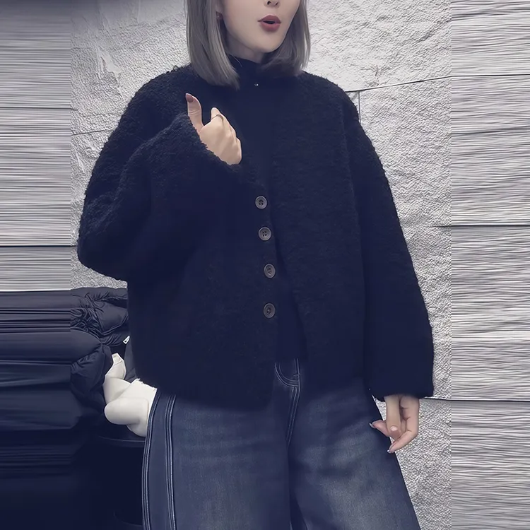 冬季新款韩系洋气减龄女神范气质时髦短款显瘦百搭遮肉时尚外套潮