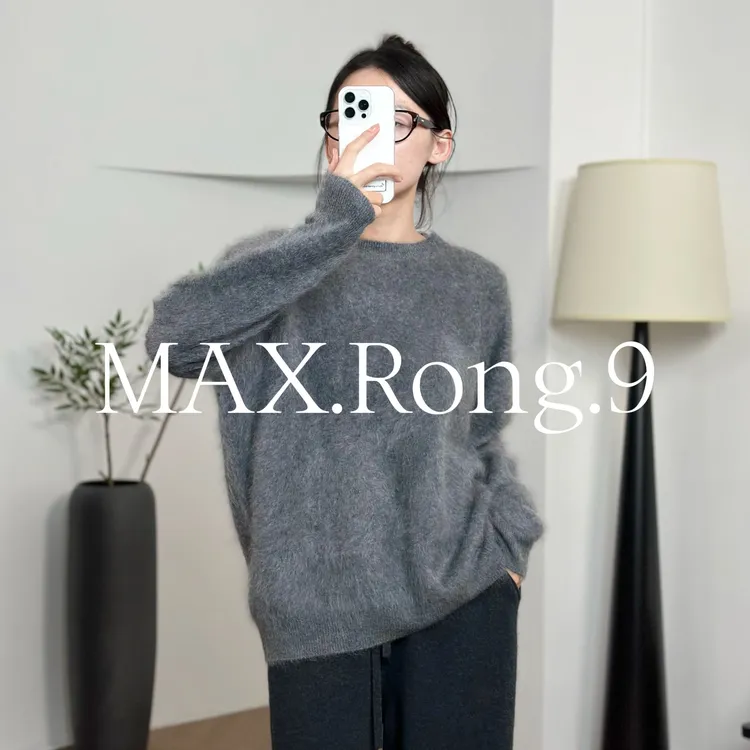 MAX.Rong.9【拉绒】秋冬时尚套头款羊绒衫内搭 245C