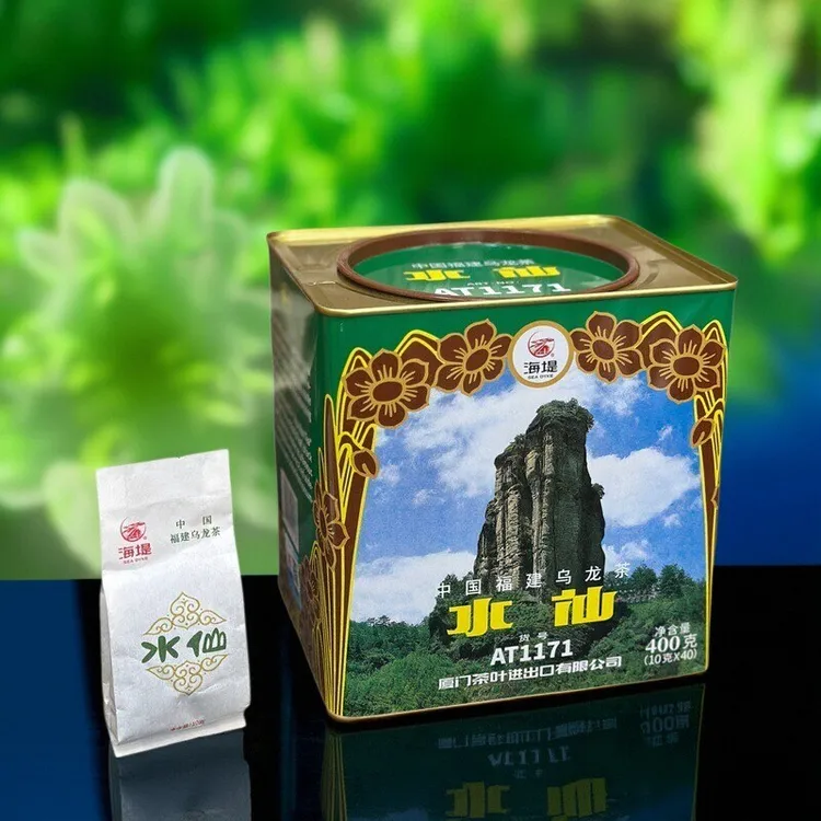 海堤水仙乌龙茶AT1171水仙罐装400克/罐醇厚足火浓香型茶叶