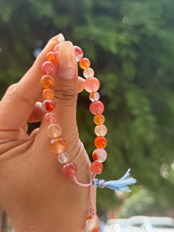 天然原矿南红多宝手串