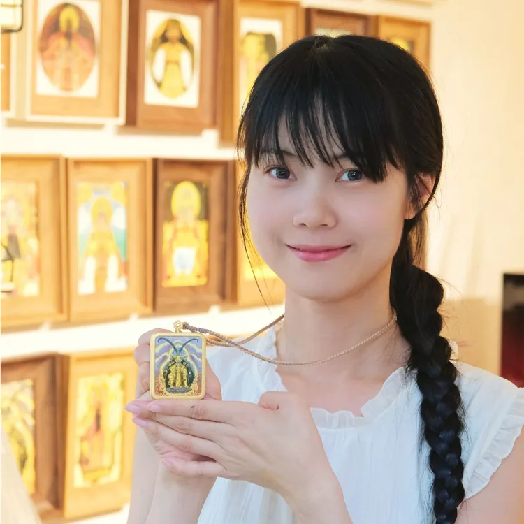 林燕丽绘画齐天大圣（圣通坛·孙太祖师）唐卡收藏级艺术微喷 含装裱