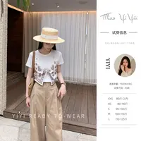 【野格少女】<中秋国庆大狂欢>假两件短袖T恤拼接宽松百搭洋气上衣