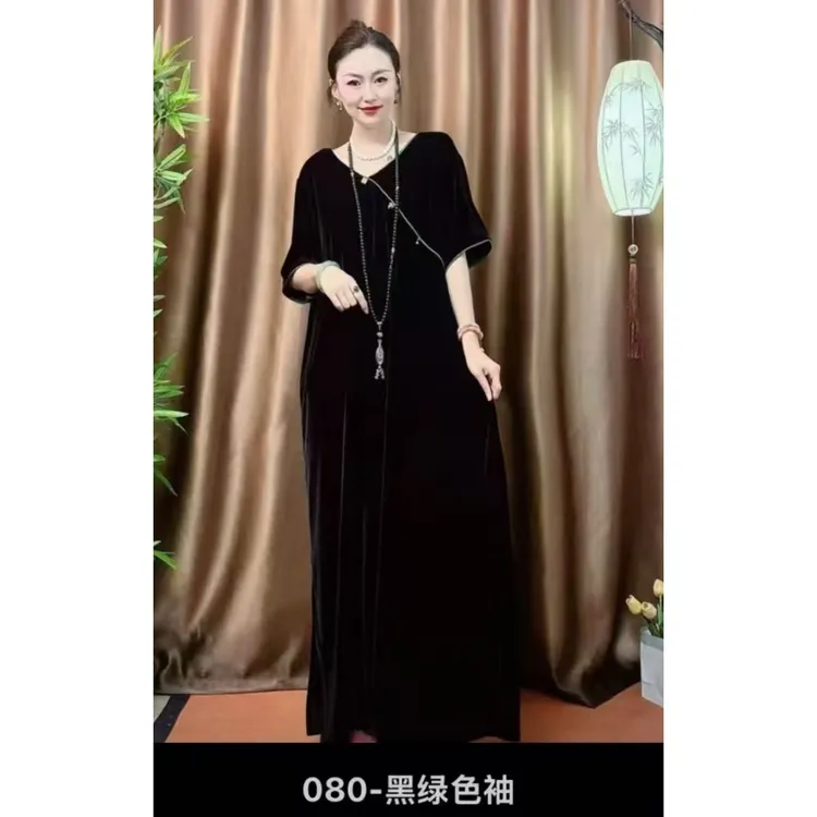 王美丽专享大码特大码定制高端长裙2537