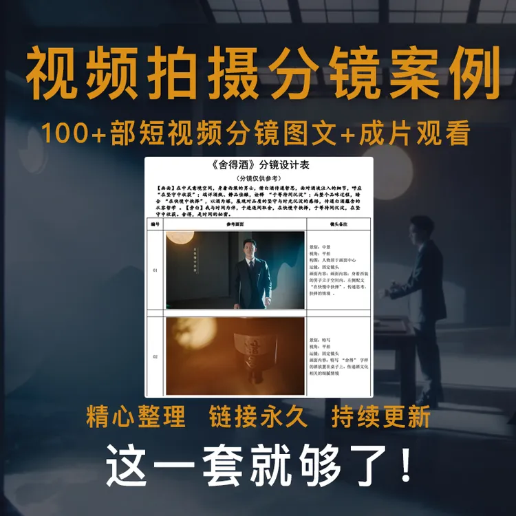视频拍摄分镜案例分镜lnxy重塑拍摄逻辑图文案例解析
