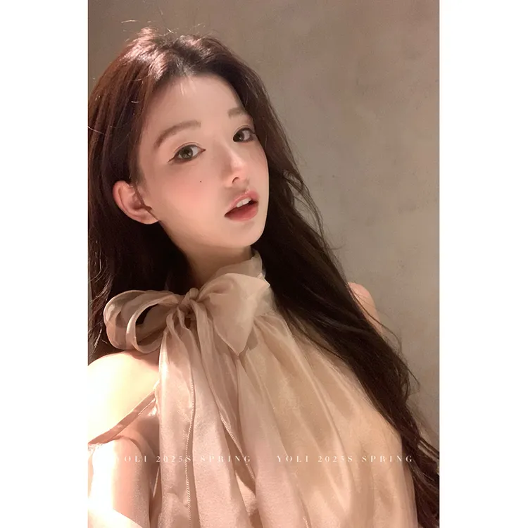 YOLI 张宥利 “巴黎诗集”雪纺衫