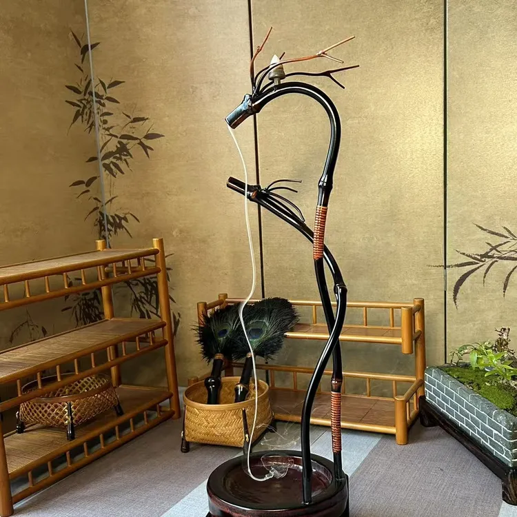 大漆龙挂香双龙戏珠龙挂香香插独特设计韵味十足