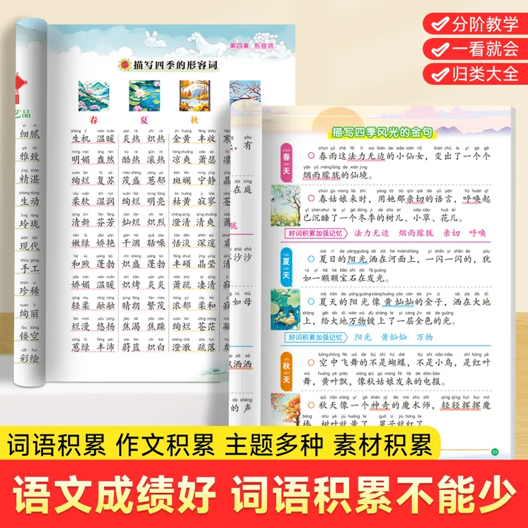 【作文必备】小学生词语积累作文金句归类大全作文素材写作方法技巧