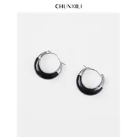 铜合金合成锆石耳饰 CHUNXILI/春熙里 时尚个性耳环D00SP53070