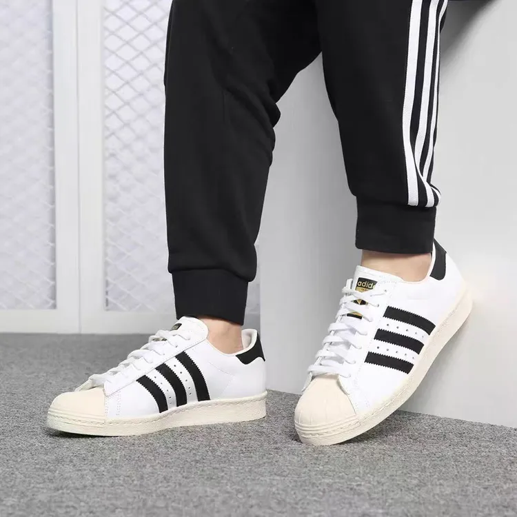 （直播断码专属）Adidas阿迪达斯正品三叶草男女款贝壳头板鞋G61070