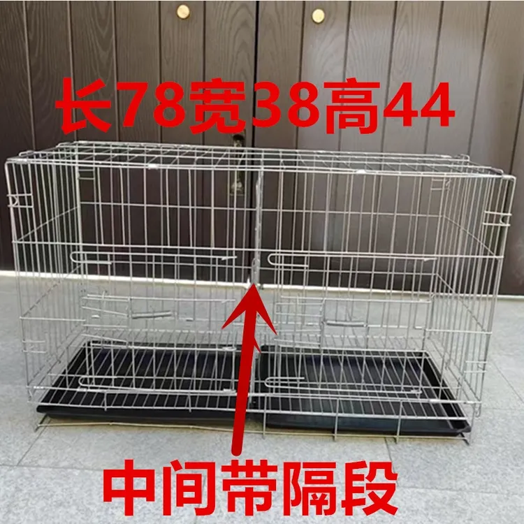 新款镀锌隔断铁丝笼鸽子养殖笼配对笼可折叠笼鸽子用品用具