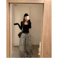 徐秋阳  韩模曲线 春夏新款百搭时尚休闲显瘦显白长袖12792
