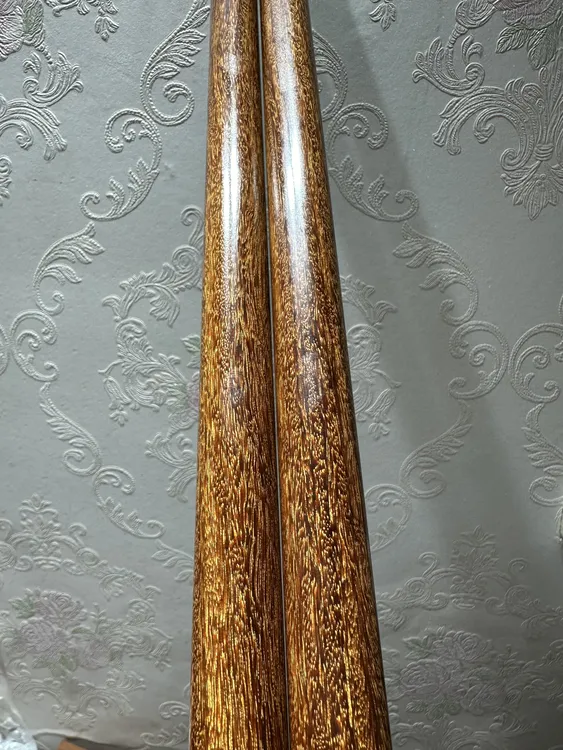 金星紫檀太极棍直径2.0武术棍硬木防身棍把玩棍手把棍圆棍木头棍