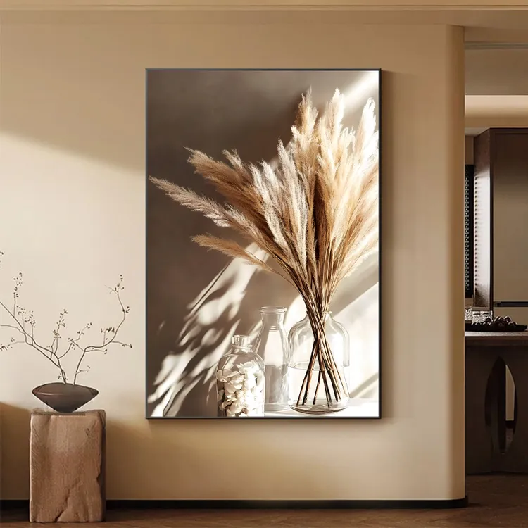 暖阳客厅沙发玄关背景墙挂画简约玄关餐厅卧室轻奢沙发背景装饰画