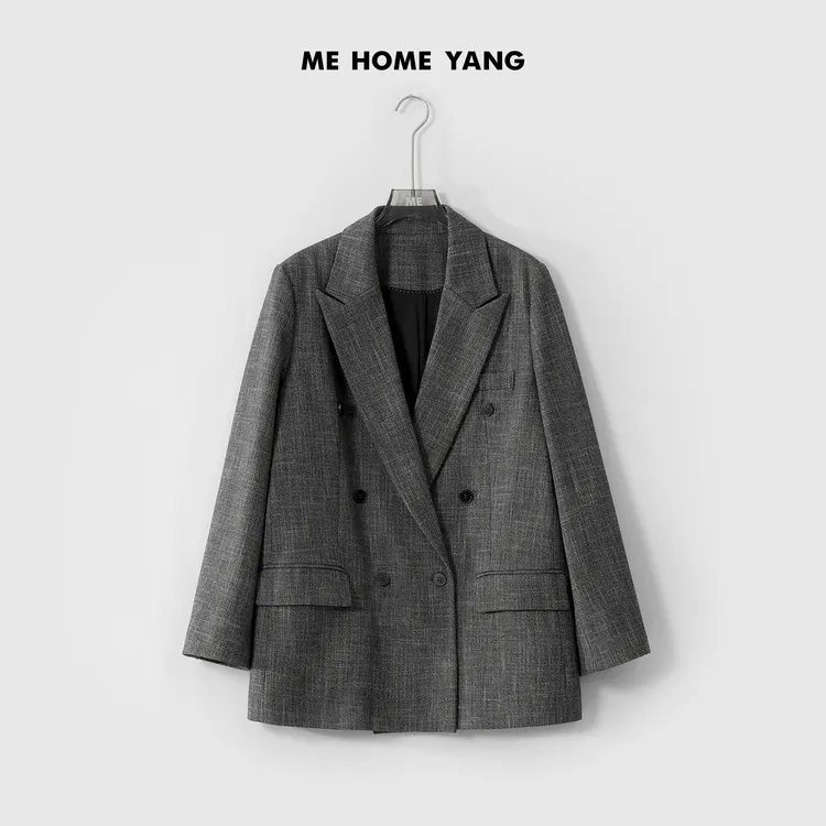 ME【Y英格兰西装】中古奢牌感极简百搭休闲显瘦一手长西装MEQA1237