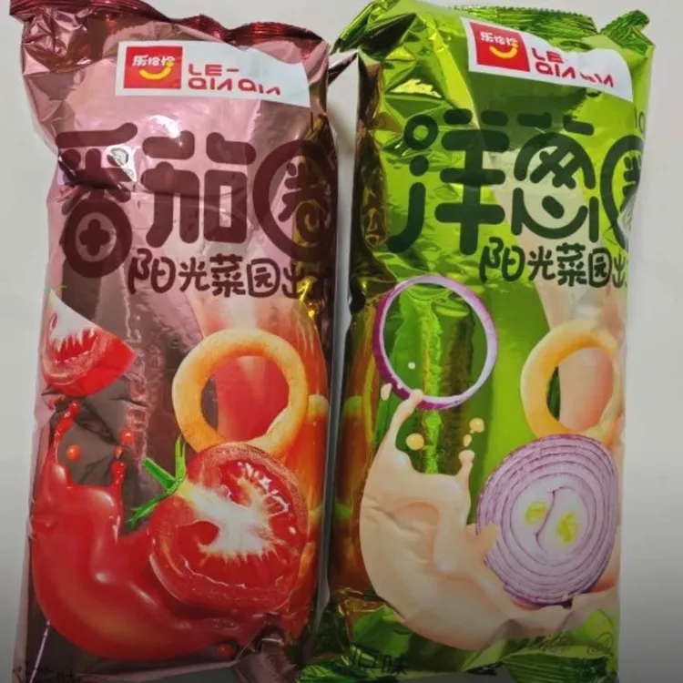 【乐恰恰】洋葱圈番茄圈香酥酥脆甄选美味爽脆口感醇香膨化香零食