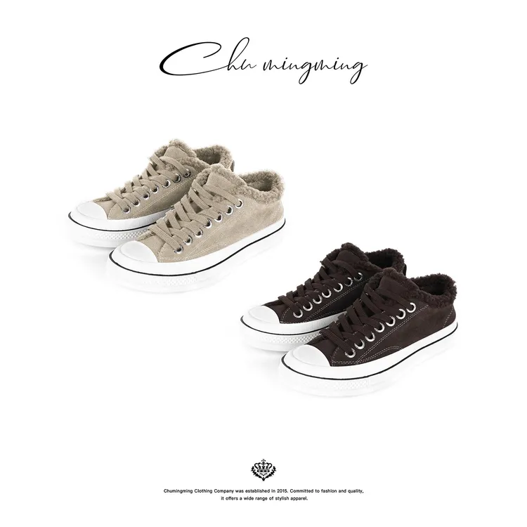 【CHUMINGMING】毛绒帆布鞋XZGM2522 
