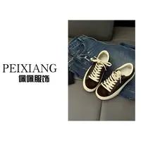佩佩PB 【复古星星板鞋】鞋子 W3433 6096187时尚百搭潮流厚底系带