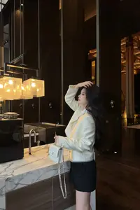 【BAGALIO】时尚重工桑蚕丝钉珠外套548