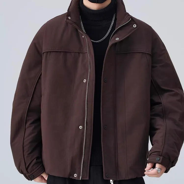 男士90白鸭绒立领时尚百搭微阔3015