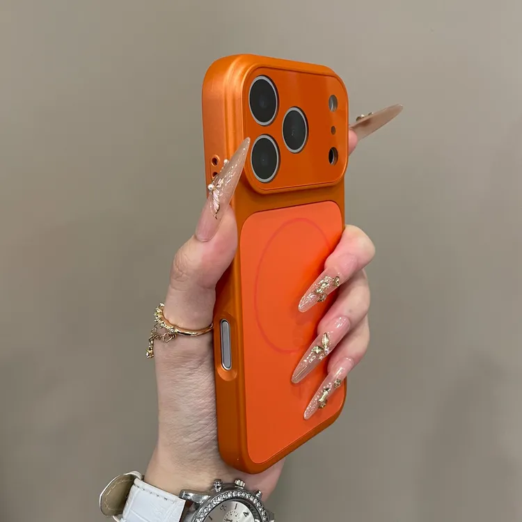 新款秒变17磨砂护镜磁吸适用iPhone17pro手机壳16防摔15pm硬壳14