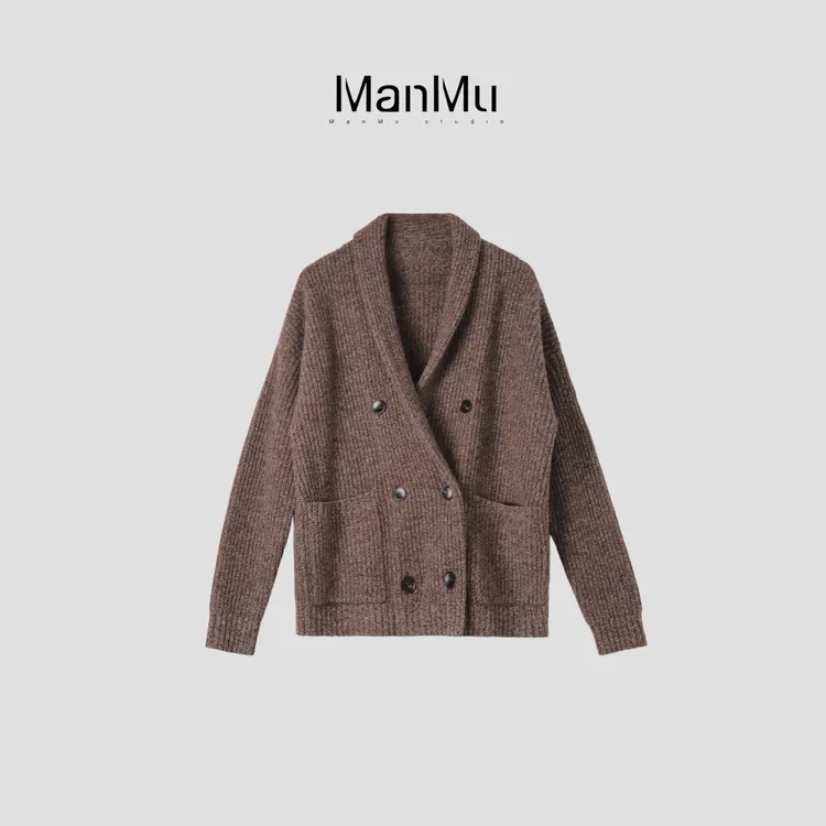 满目ManMu 【张琪专属】高级定制秋冬时尚百搭100%羊毛衫350583