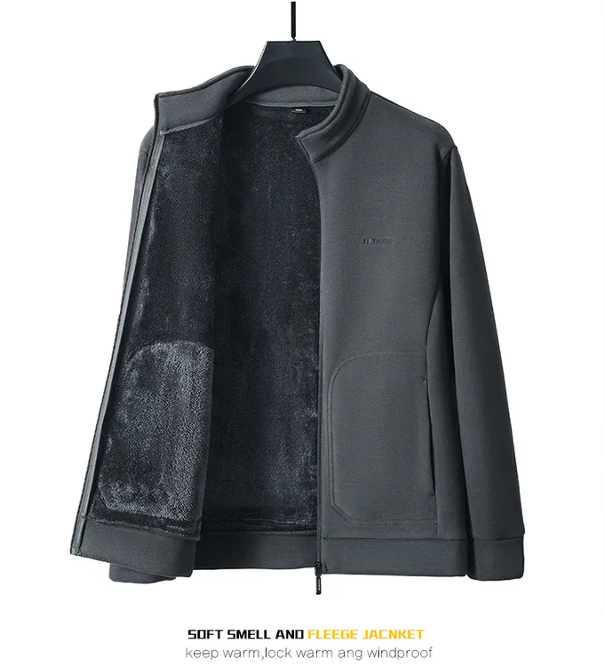 【加绒加厚】冬季加厚德绒外套防风抗寒加绒卫衣保暖抓绒衣