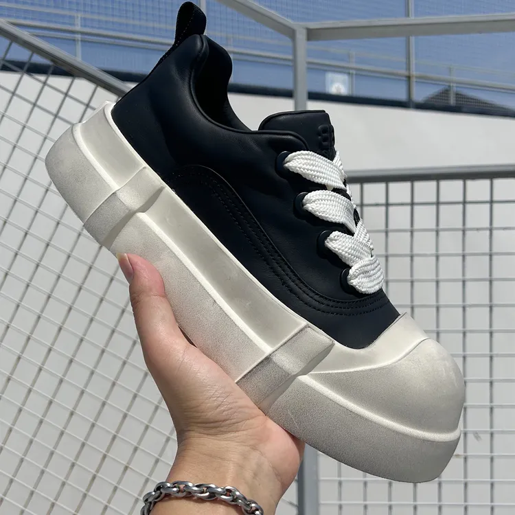 2025秋季新款男鞋复古擦色做旧青年低帮系带休闲面包鞋圆头脏脏鞋