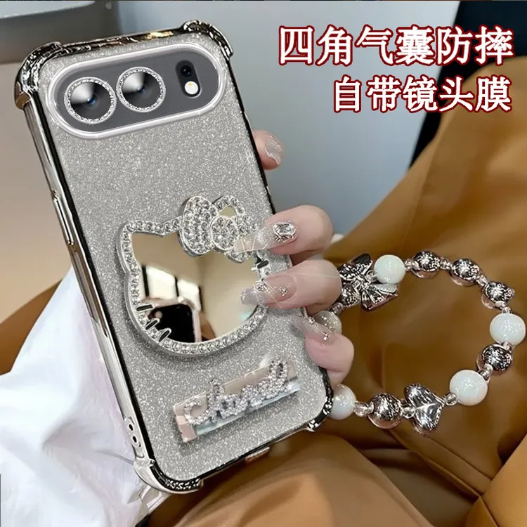 全包摄像头荣耀500手机壳MEY-AN00猫咪镜子Honor500Pro软壳气囊防