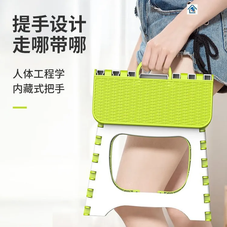 2025【福利】手提塑料折叠凳子简易成人马扎折叠小板凳户外便携钓