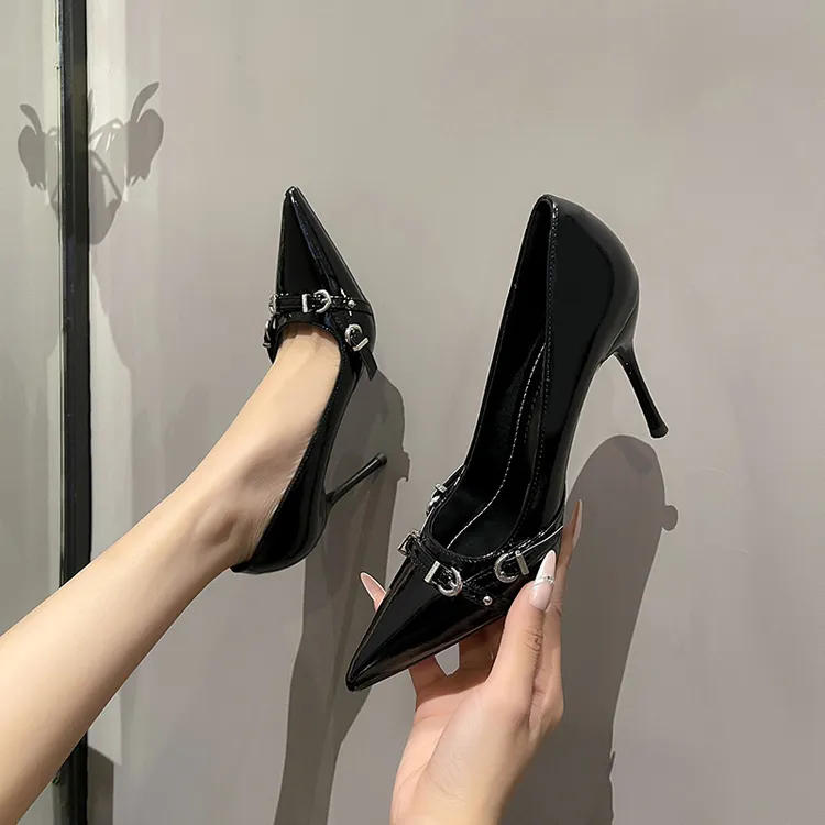 洋气高跟鞋新款秋季爆款洋气高跟鞋不累细跟高跟鞋秋冬女鞋单鞋