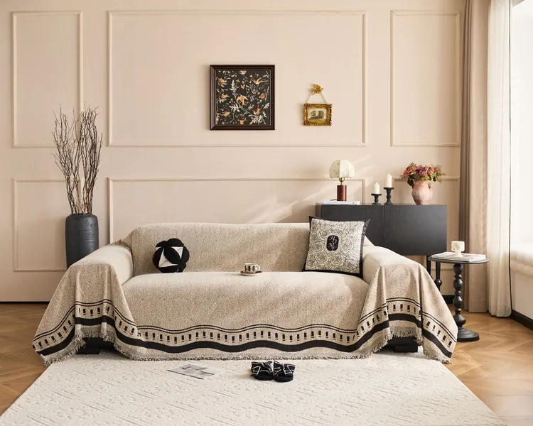 挽颜轻奢高级感沙发盖布雪尼尔四季通用2025新款沙发巾沙发罩