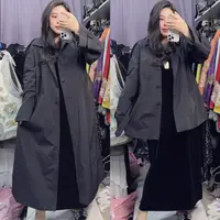 清苍价~深圳9605轻奢超薄高级感长款风衣短款风衣外套
