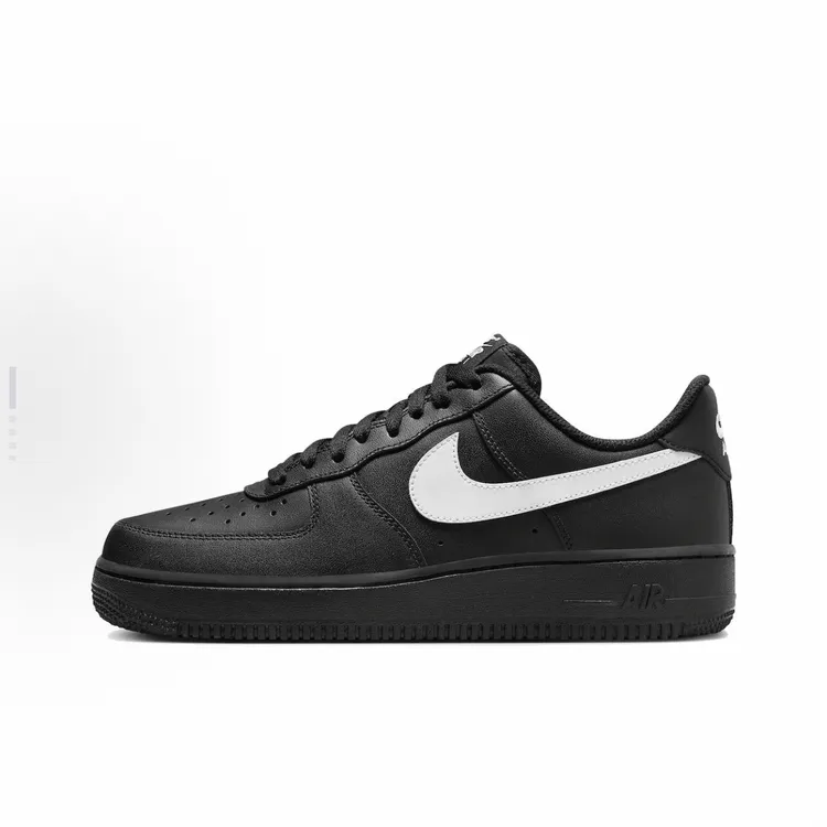 Nike Air Force 1 耐磨 低帮 板鞋 男款空军 黑白 FZ0627010