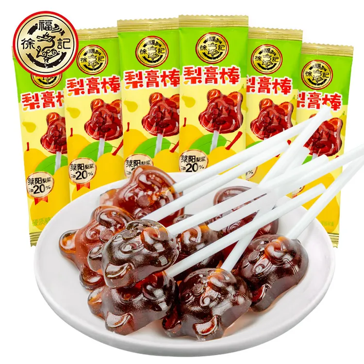 徐福记棒棒糖秋梨膏棒 硬质水果糖莱阳梨膏糖结婚喜糖休闲小零食