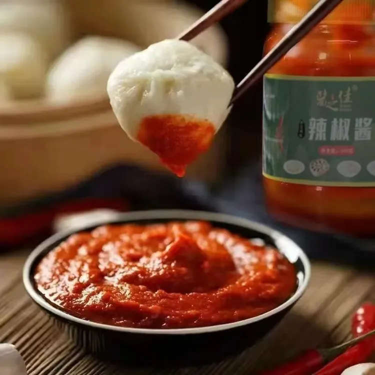 0脂辣椒酱沙县小吃辣椒酱小米辣剁椒酱饺子蘸酱拌面酱火锅蘸料