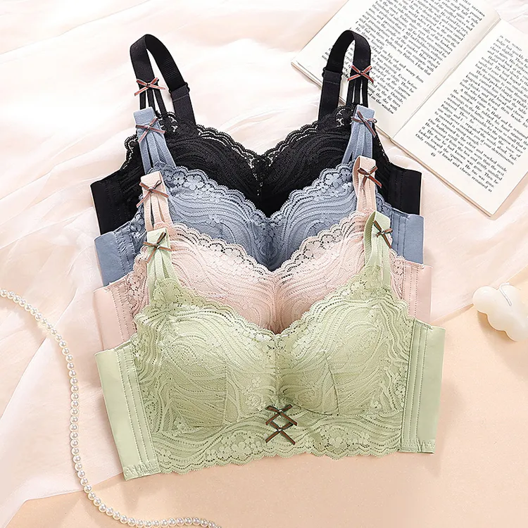 女士聚拢内衣收副乳内衣女款2025新款网红爆款夏天透气防下垂文胸