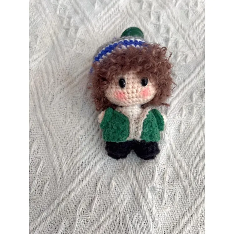 王一博鳄鱼帽子纯手工钩织扭扭体挂件成品发货