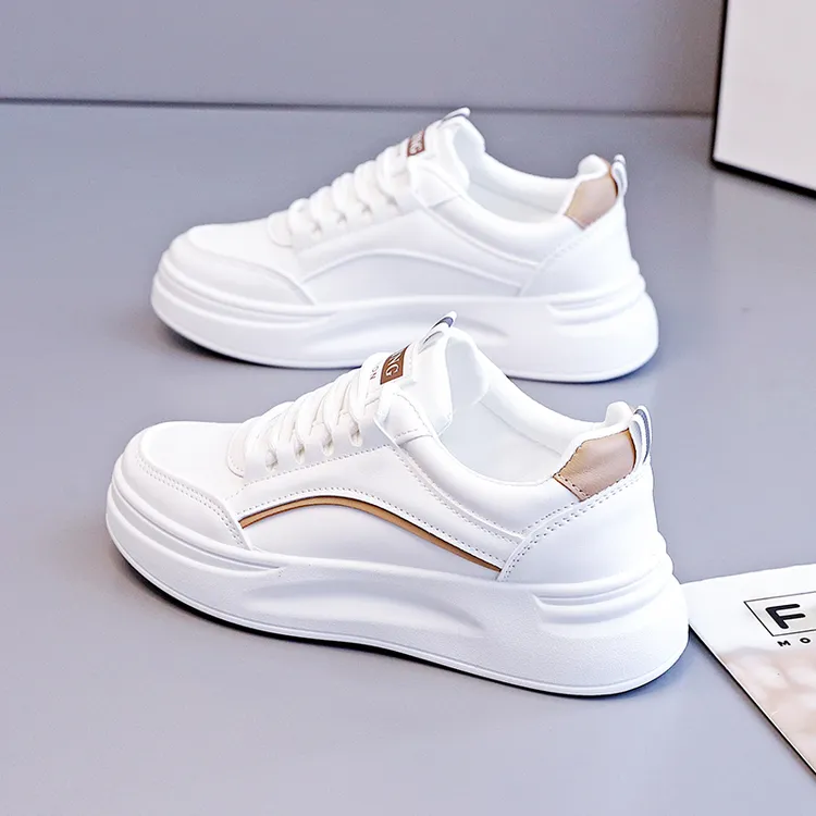 春季百搭软底女鞋2025新款时尚小白鞋ins潮平底板鞋运动休闲鞋子