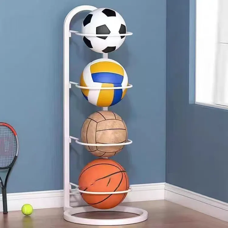 球类收纳家用篮球收纳架足球体育用品置物架室内多层放球架架子